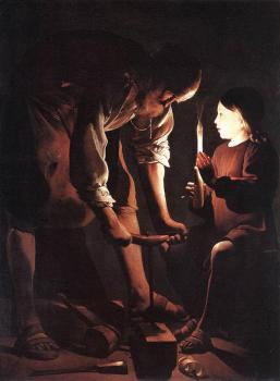 Georges De La Tour : Christ in the Carpenters Shop